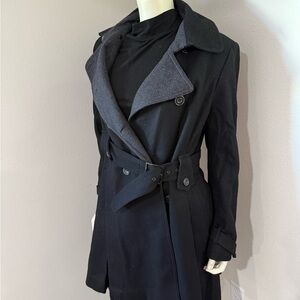 Laundry By Shelli Segal Two-Tone Trench Coat